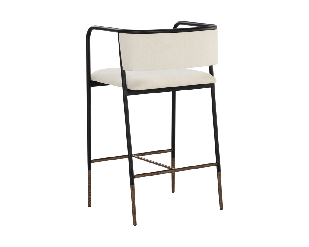 Brenan Counter Stool - Zenith Alabaster | Sunpan Furniture - 110613