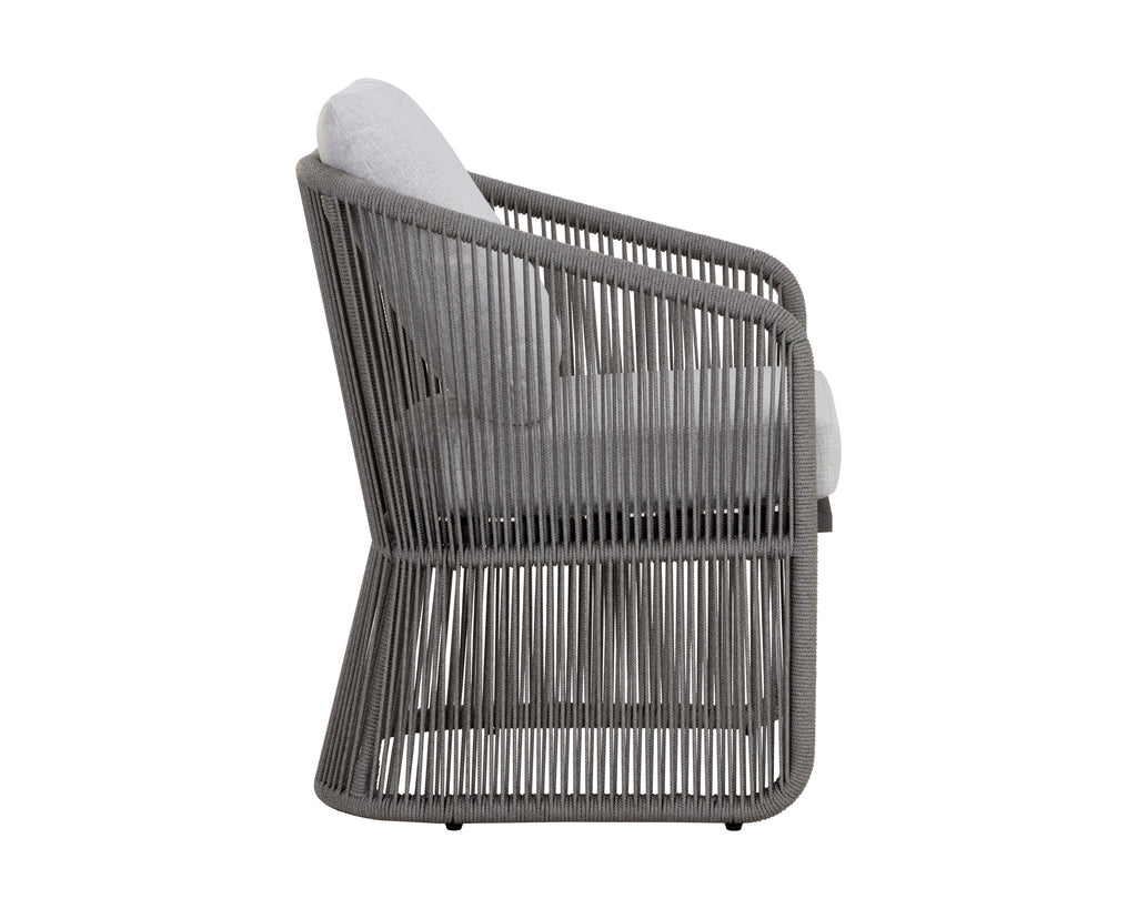 Allariz Dining Armchair - Warm Grey - Gracebay Light Grey | Sunpan Furniture - 111154