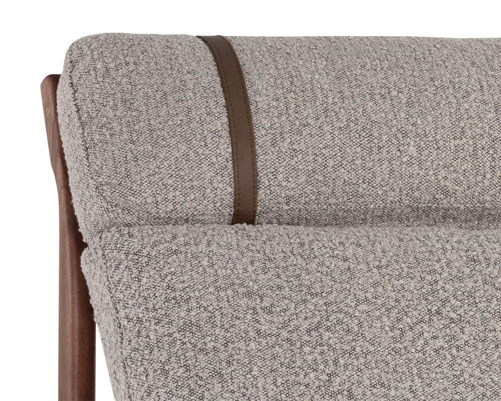 Elanor Lounge Chair - Walnut - Altro Cappuccino | Sunpan Furniture - 107099