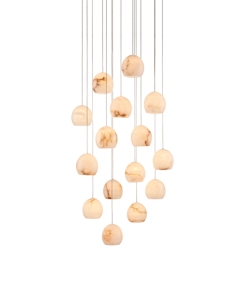 Currey & Co Lazio 15-Light Round Multi-Drop Pendant | 9000-0898