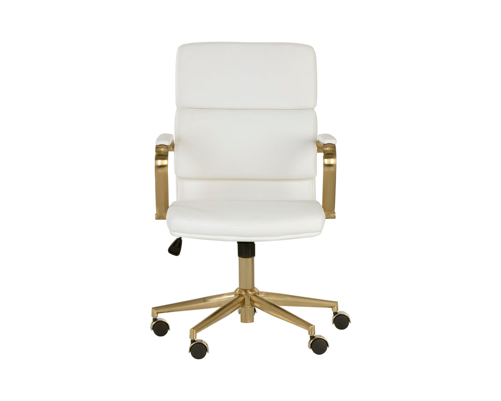 Kleo Office Chair - Snow | Sunpan Furniture - 106655