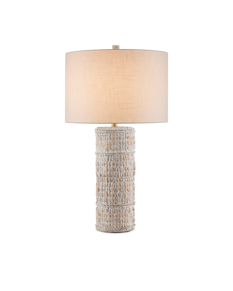 Currey & Co Azores White Table Lamp | 6000-0754