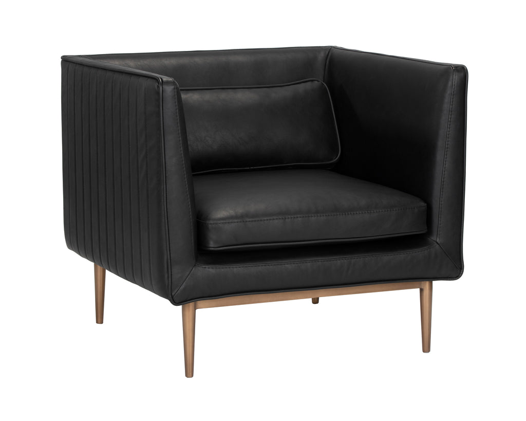 Batavia Armchair - Vintage Black | Sunpan Furniture - 107321