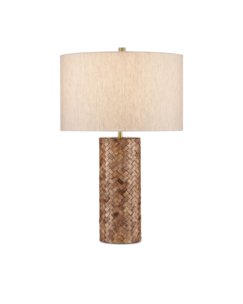 Currey & Co Meraki Wood Table Lamp | 6000-0883