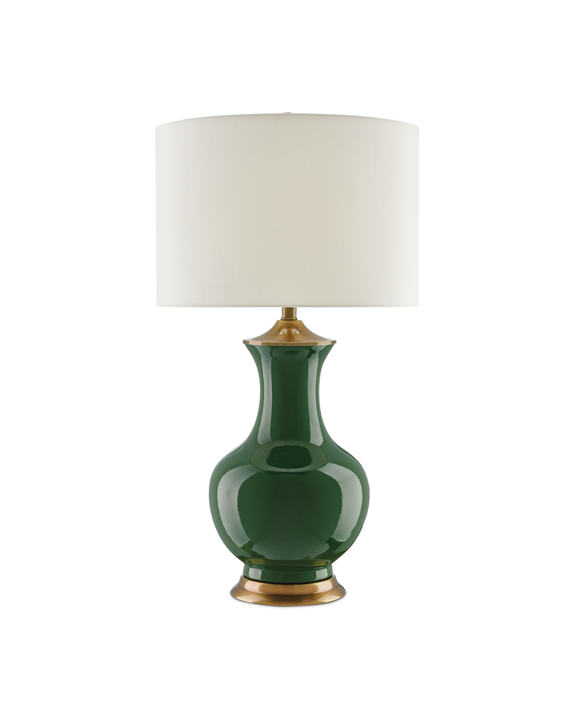 Currey & Co Lilou Green Table Lamp | 6000-0022