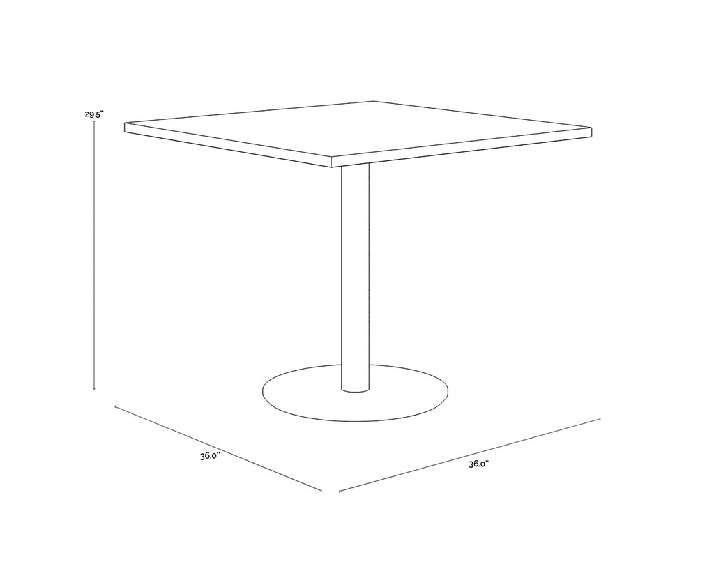 Corina Bistro Table - 36" | Sunpan Furniture - 110195