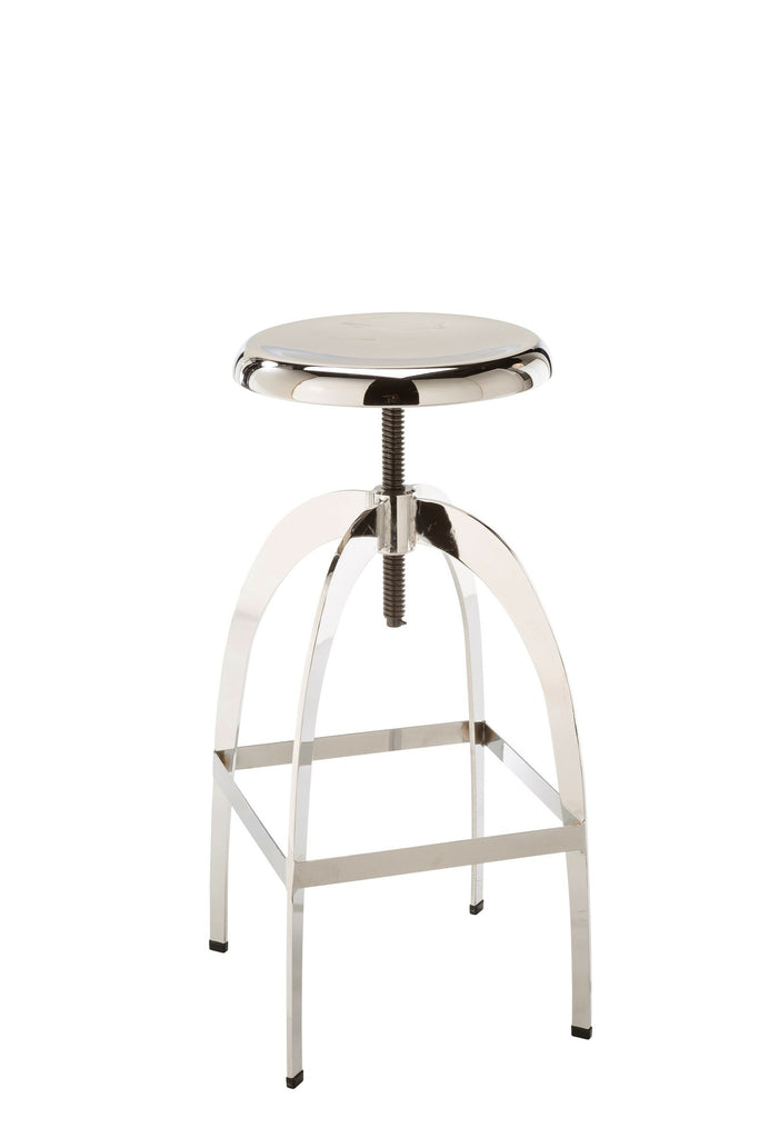 Colby Adjustable Stool - Chrome | Sunpan Furniture - 100759