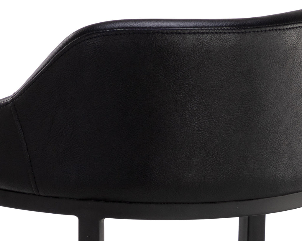 Astra Counter Stool - Black - Nightfall Black | Sunpan Furniture - 111081