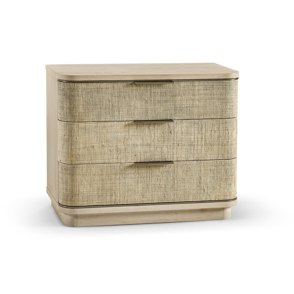 Water Seiche Woven Night Stand | Jonathan Charles - 001-1-932-WWO