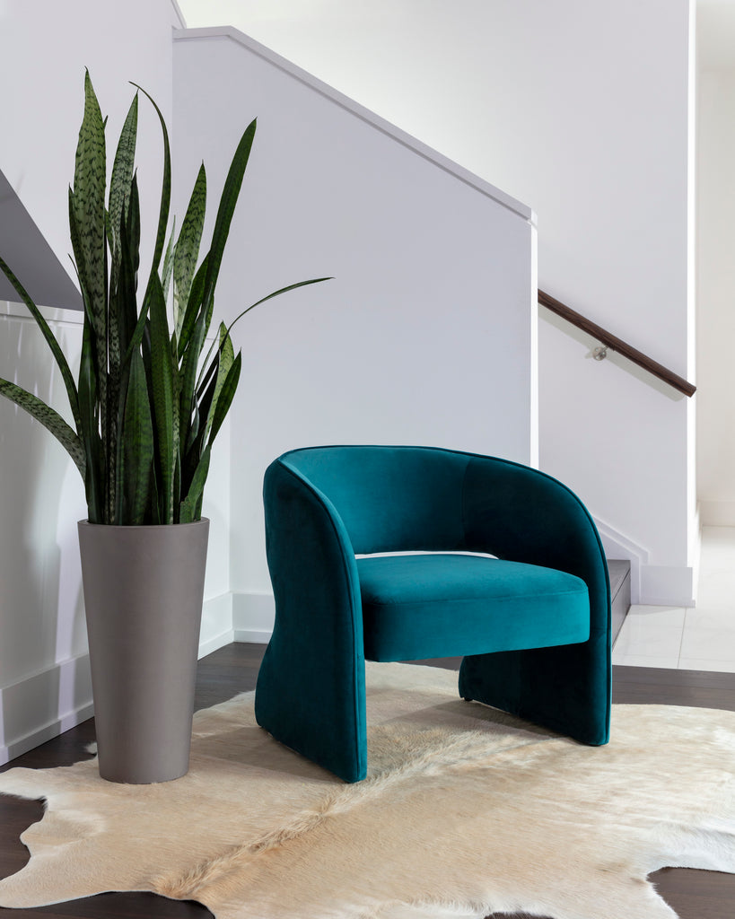 Rosalia Lounge Chair - Timeless Teal | Sunpan Furniture - 109582