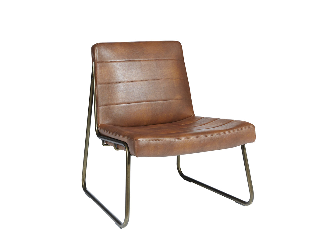 Anton Lounge Chair - Bravo Cognac | Sunpan Furniture - 104843