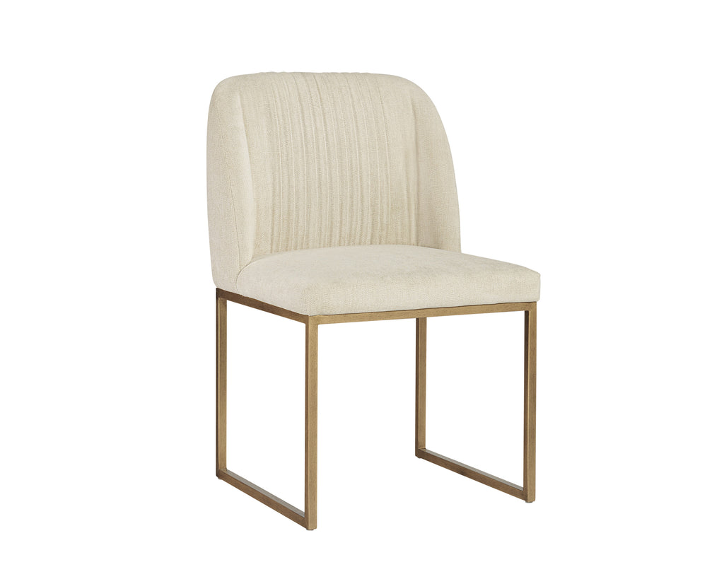 Nevin Dining Chair - Polo Club Muslin | Sunpan Furniture - 104142