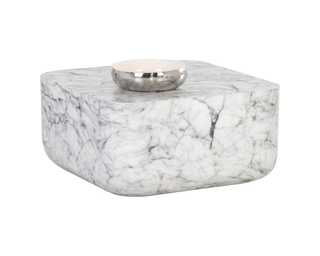 Strut Coffee Table - Marble Look | Sunpan Furniture - 107191