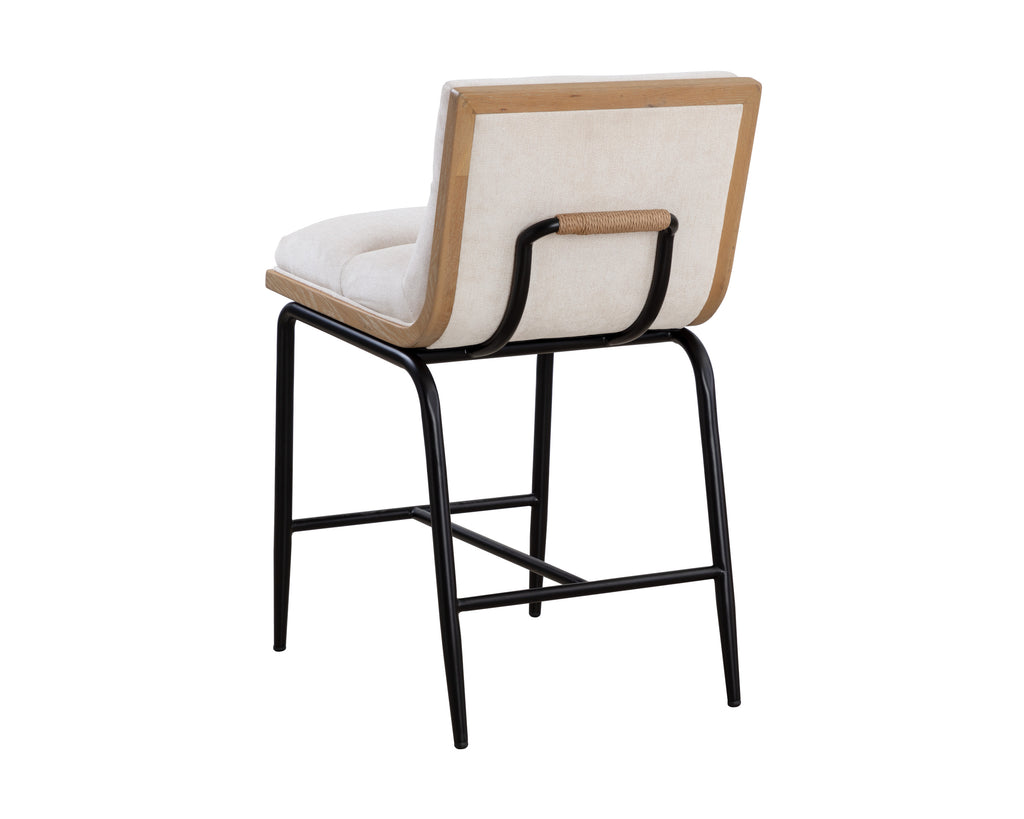 Abilene Counter Stool - Polo Club Muslin | Sunpan Furniture - 111273