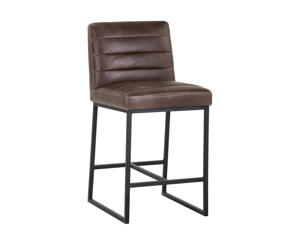 Spyros Counter Stool - Havana Dark Brown | Sunpan Furniture - 103898