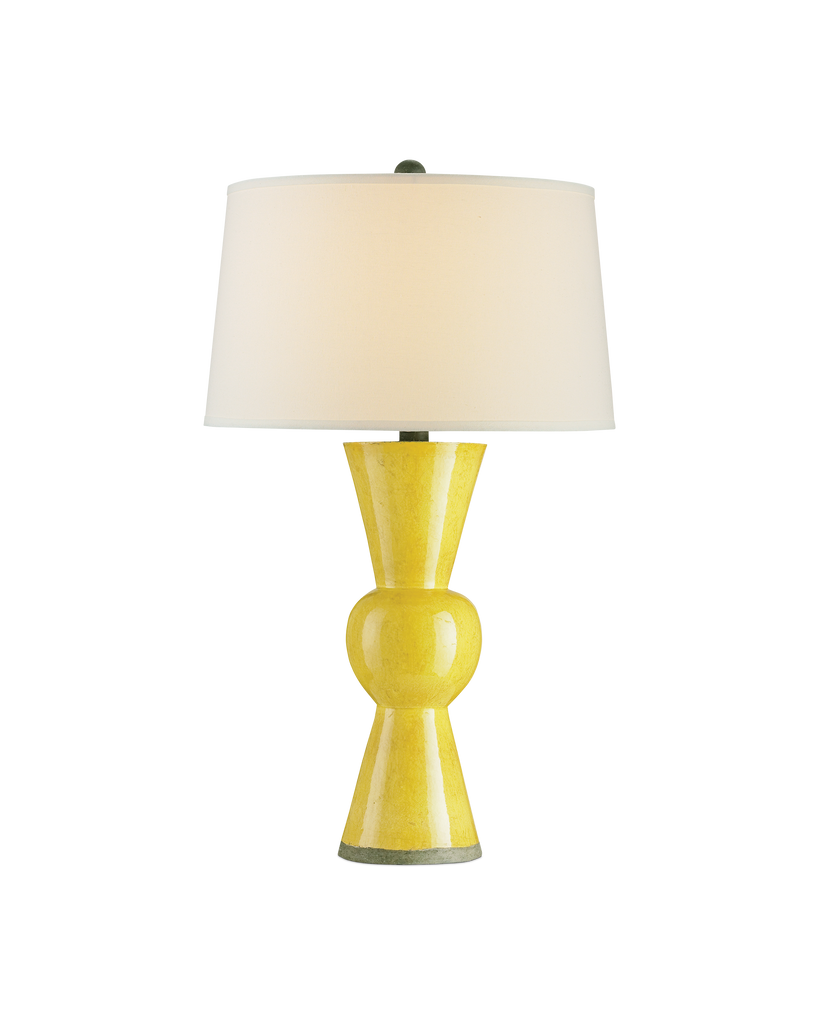 Currey & Co Upbeat Yellow Table Lamp | 6382