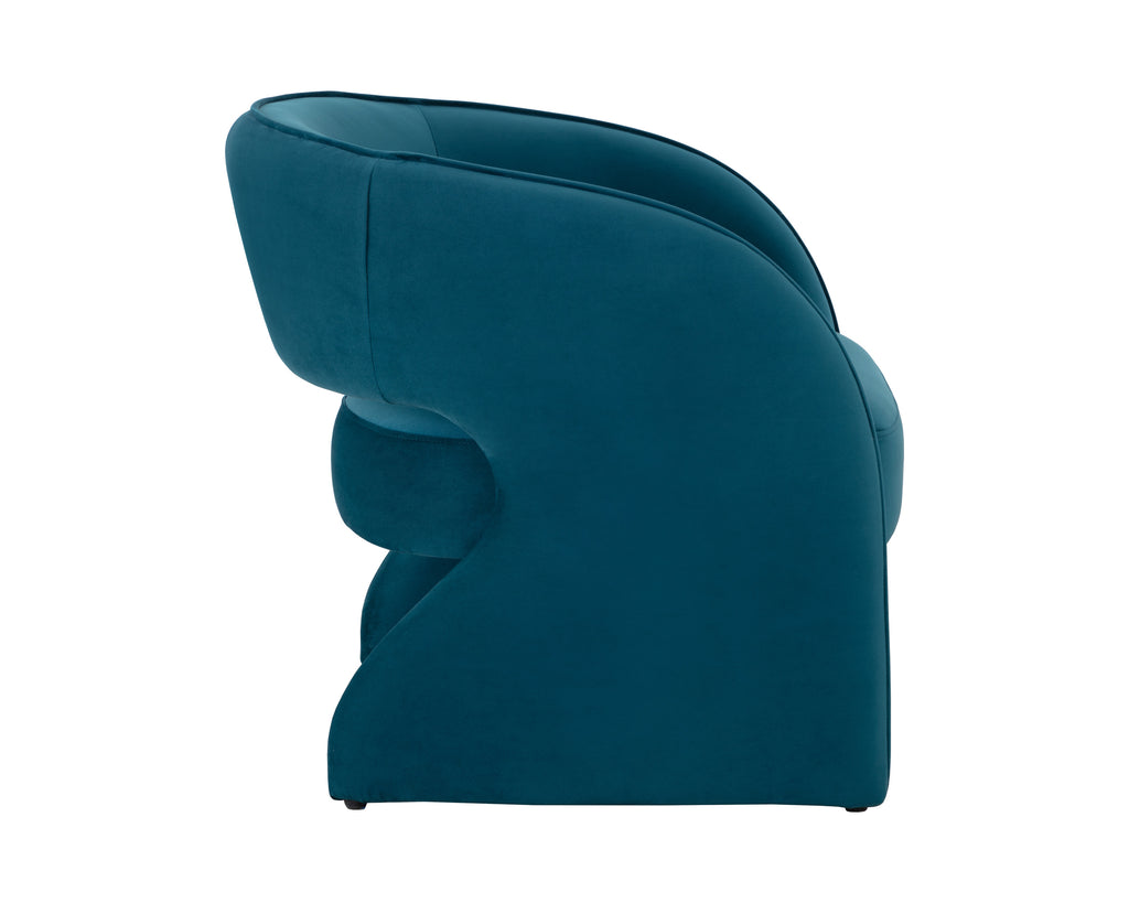 Rosalia Lounge Chair - Timeless Teal | Sunpan Furniture - 109582