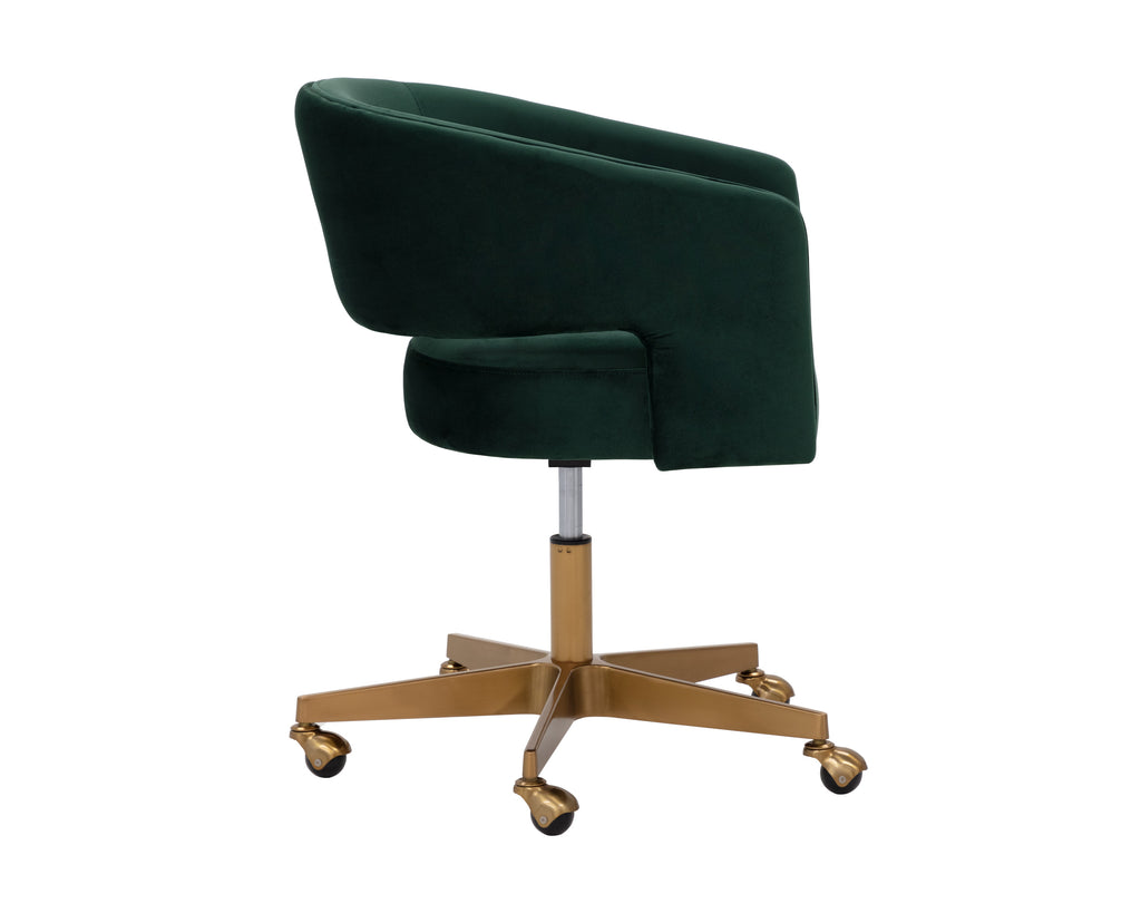 Claren Office Chair - Deep Green Sky | Sunpan Furniture - 107851