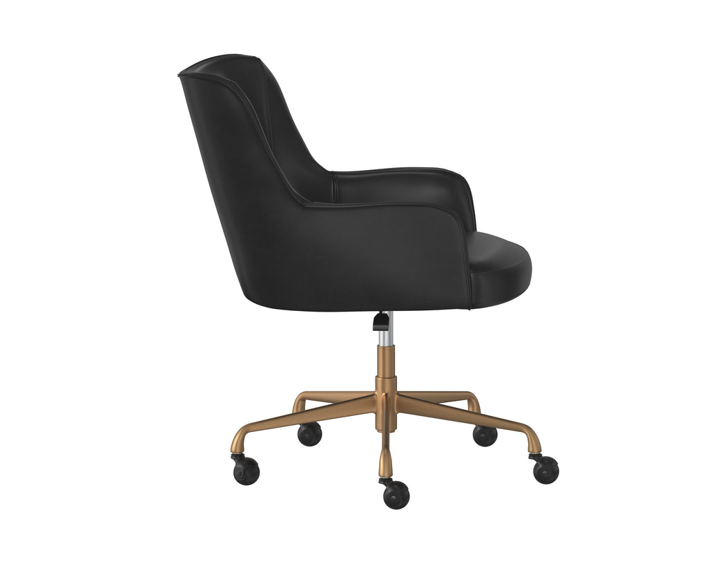 Franklin Office Chair - Vintage Black | Sunpan Furniture - 108728