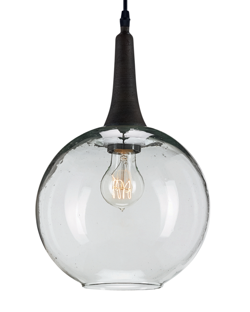 Beckett Glass Pendant | Currey & Co - 9600