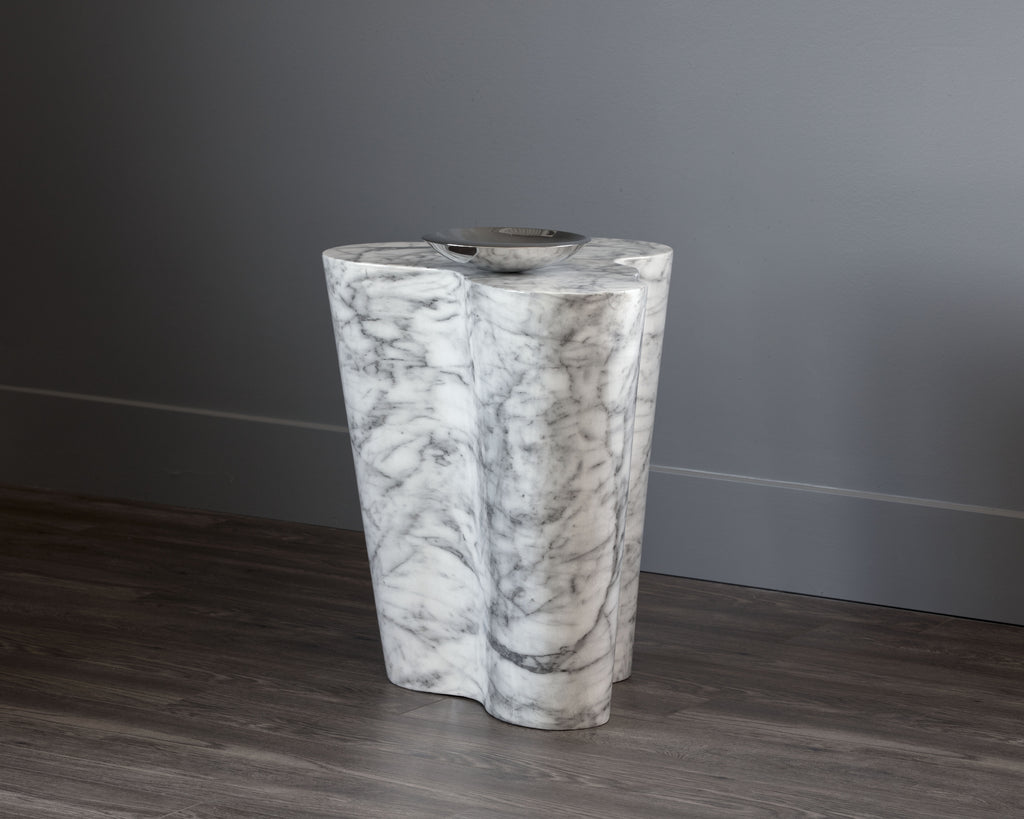 Ava Side Table - Large - Marble Look | Sunpan Furniture - 103311