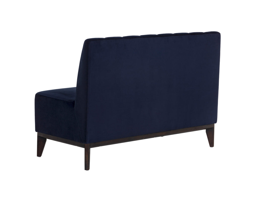 Kosovo Banquette - Brown - Abbington Navy | Sunpan Furniture - 111496