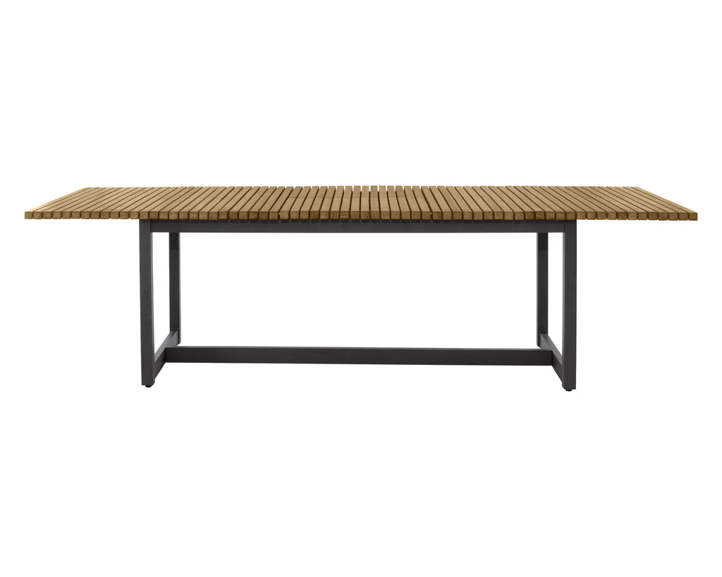 Geneve Extension Dining Table - Natural - 80" To 104" | Sunpan Furniture - 109494