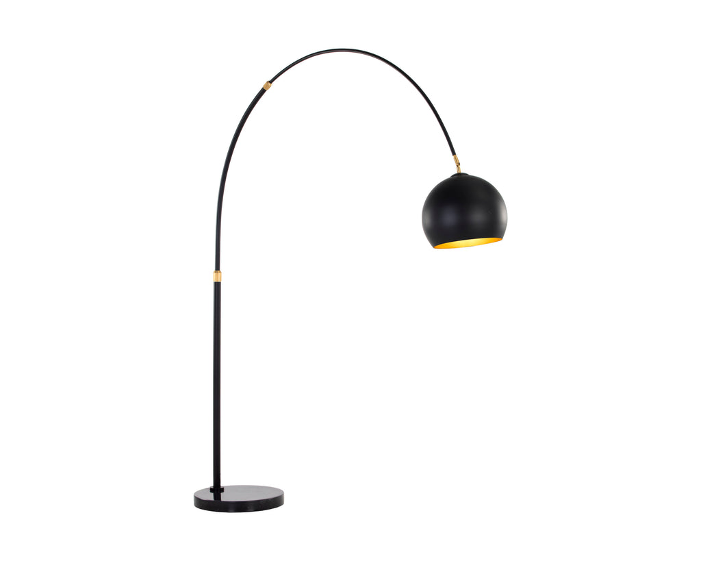 Vern Floor Lamp - Black | Sunpan Furniture - 106798