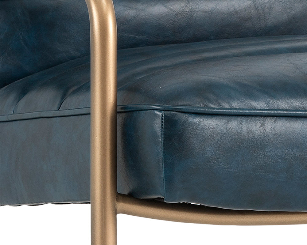 Lincoln Lounge Chair - Vintage Blue | Sunpan Furniture - 102586