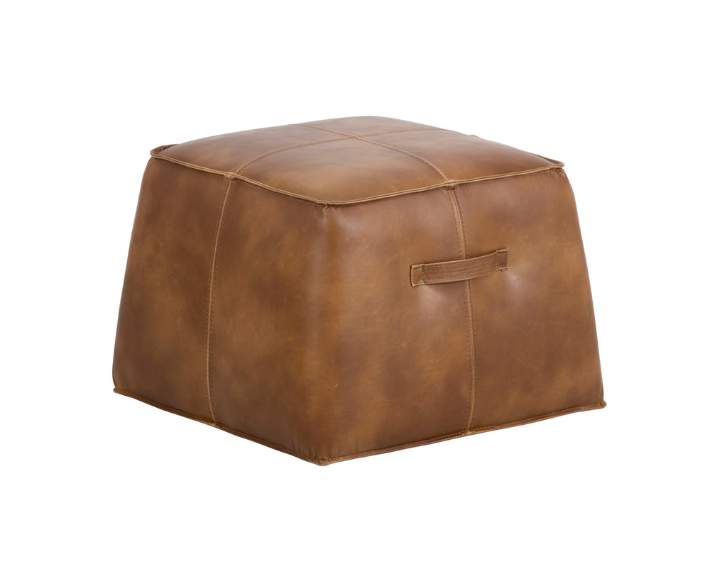 Aspen Ottoman - Tobacco Tan | Sunpan Furniture - 102832