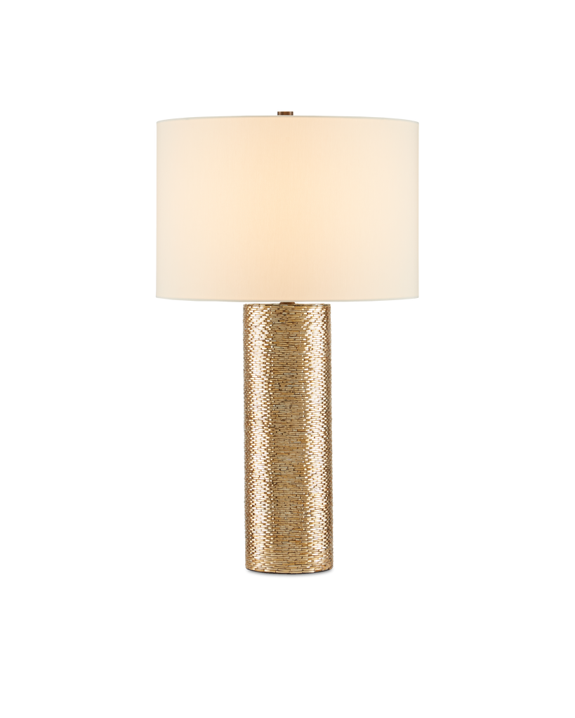 Currey & Co Glimmer Gold Table Lamp | 6000-0756