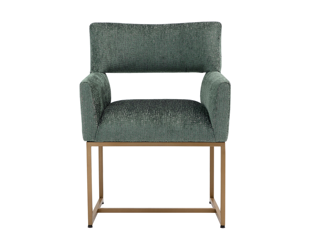 Greco Dining Armchair - Aura Teal | Sunpan Furniture - 110782