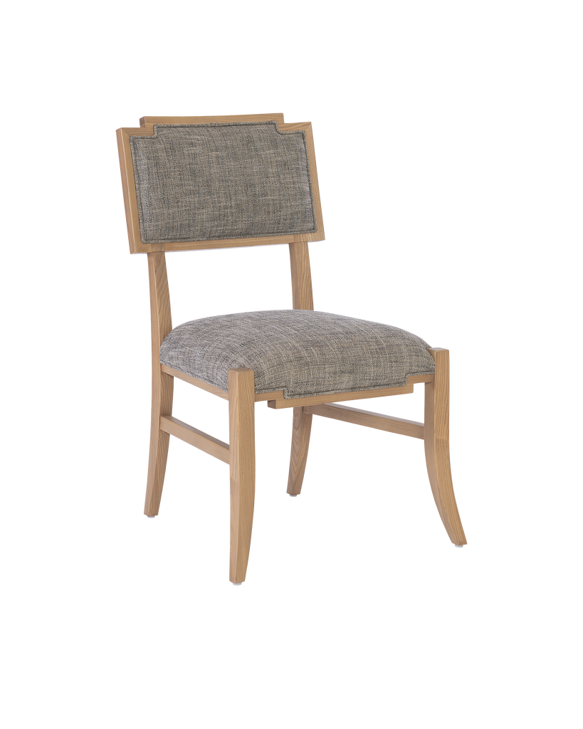 Currey & Co Melanie Blonde Side Chair, Liller Tortoise | 7000-1032