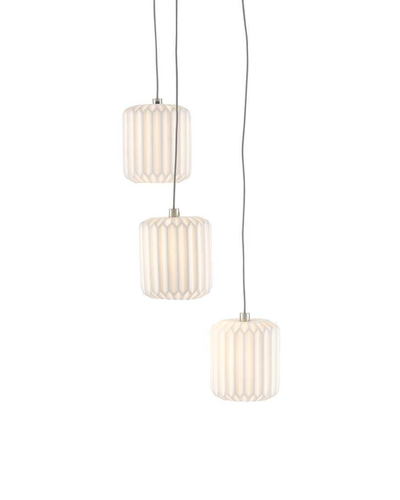 Currey & Co Dove 3-Light Round Multi-Drop Pendant | 9000-0710