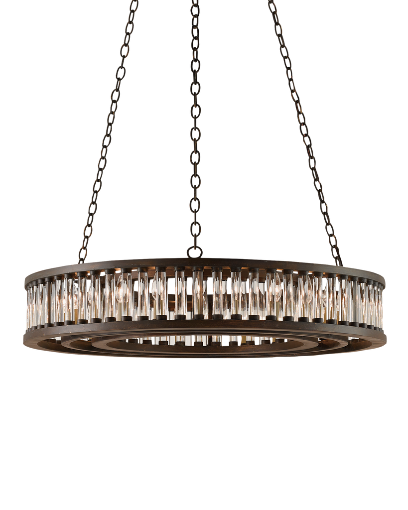 Currey & Co Elixir Bronze Chandelier | 9000-0045