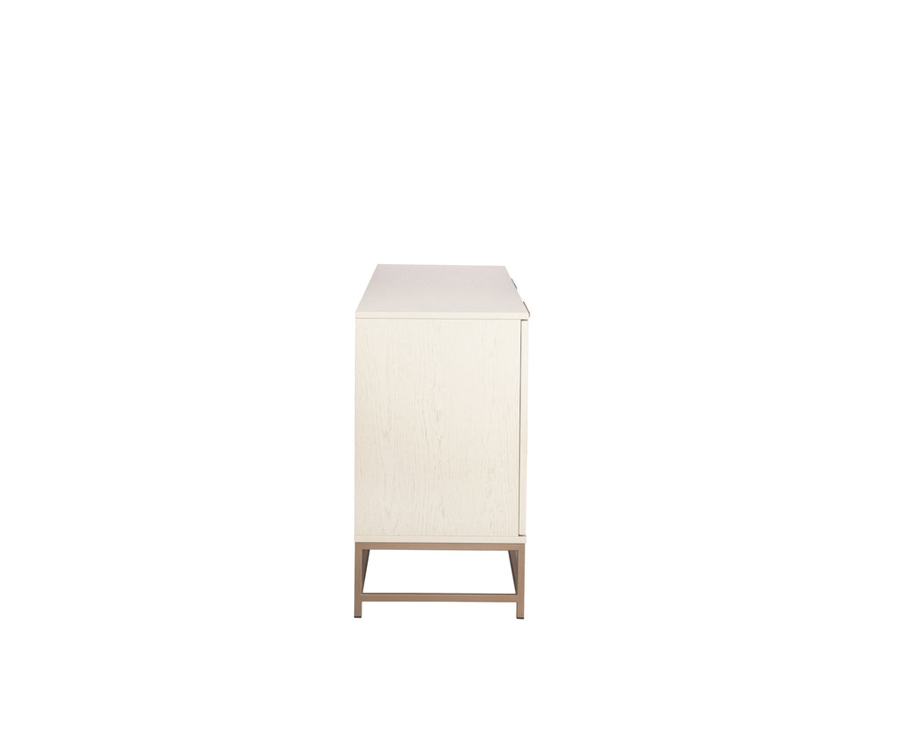 Rebel Sideboard - Large - Champagne Gold - Cream | Sunpan Furniture - 108769