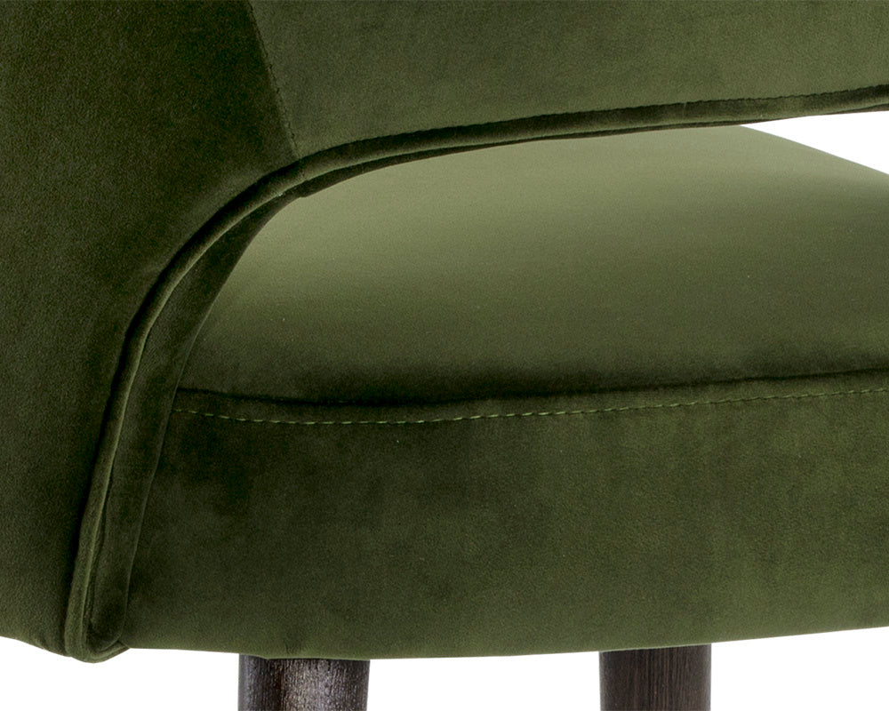 Monae Counter Stool - Moss Green | Sunpan Furniture - 105617