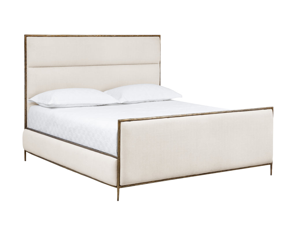 Yasmine Bed - King - Zenith Alabaster | Sunpan Furniture - 111736