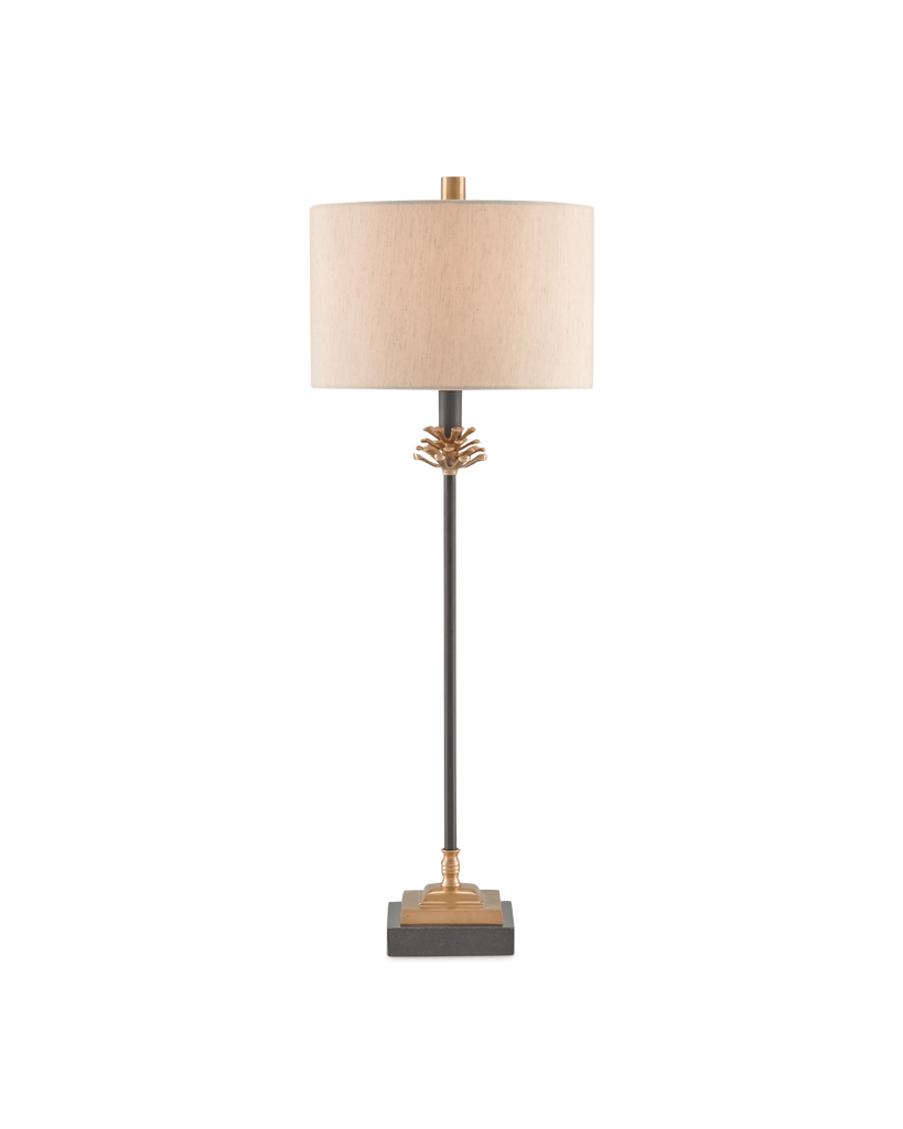 Currey & Co Pinegrove Brass Table Lamp | 6334