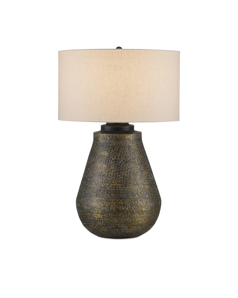 Currey & Co Brigadier Brass Table Lamp | 6000-0890