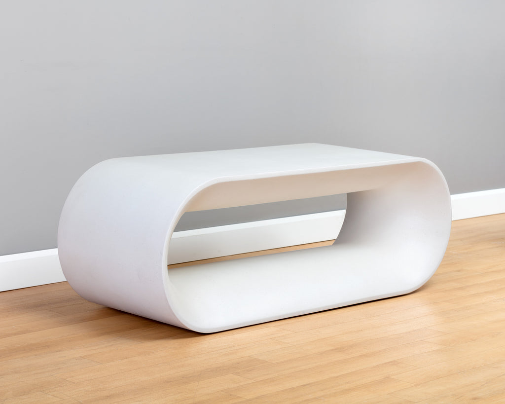 Capsule Bench - White | Sunpan Furniture - 105720