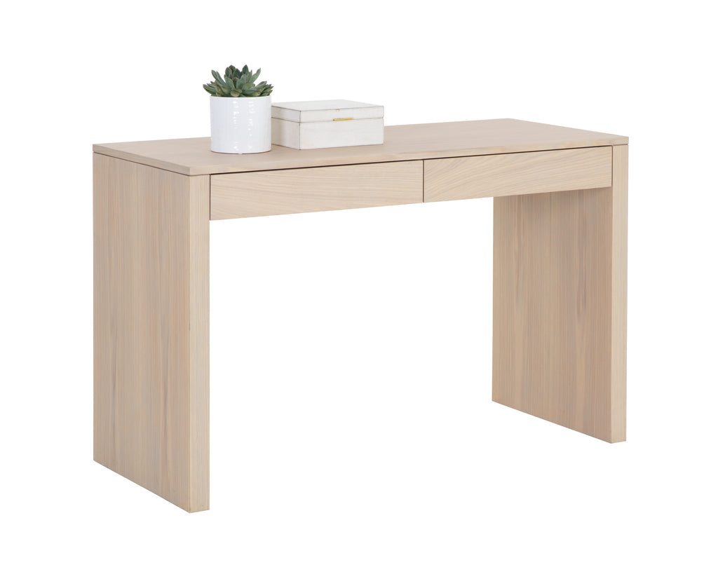 Dutad Desk - Light Oak | Sunpan Furniture - 109180