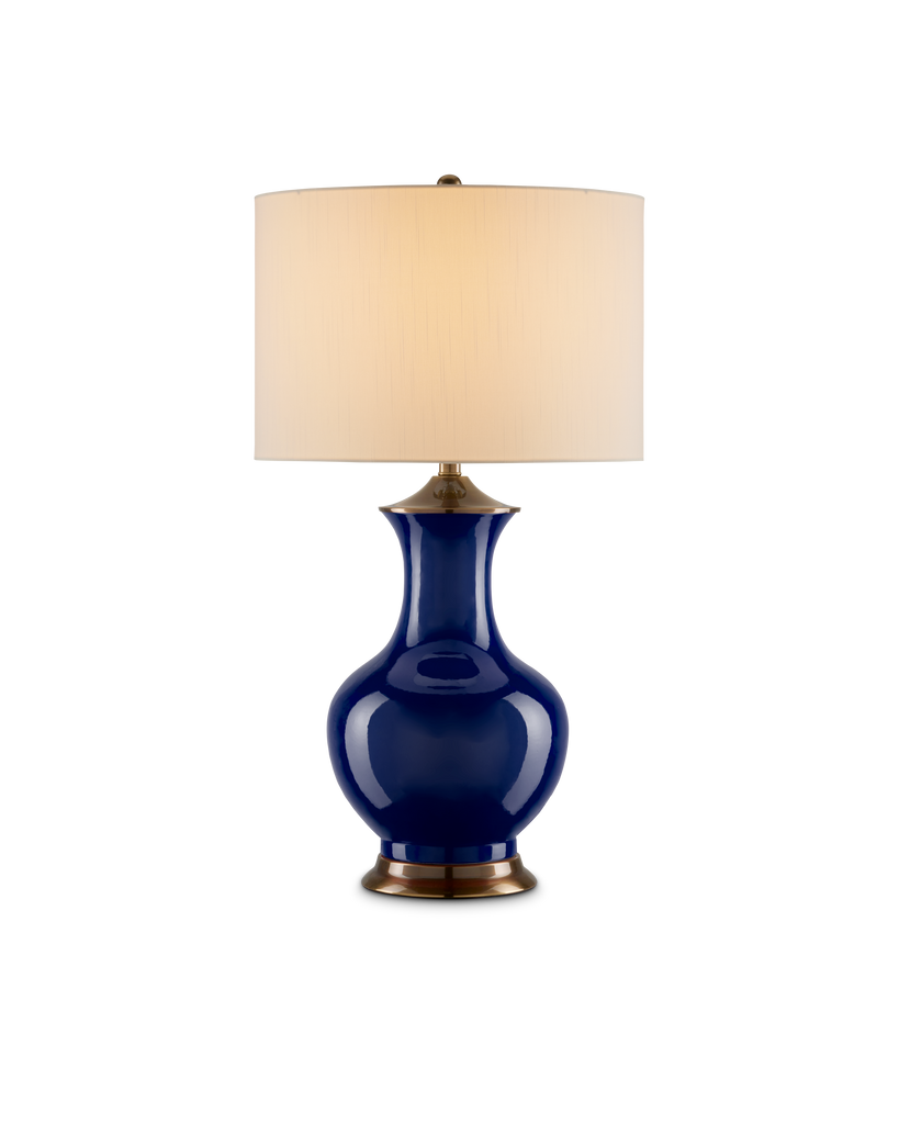 Currey & Co Lilou Blue Table Lamp | 6000-0841