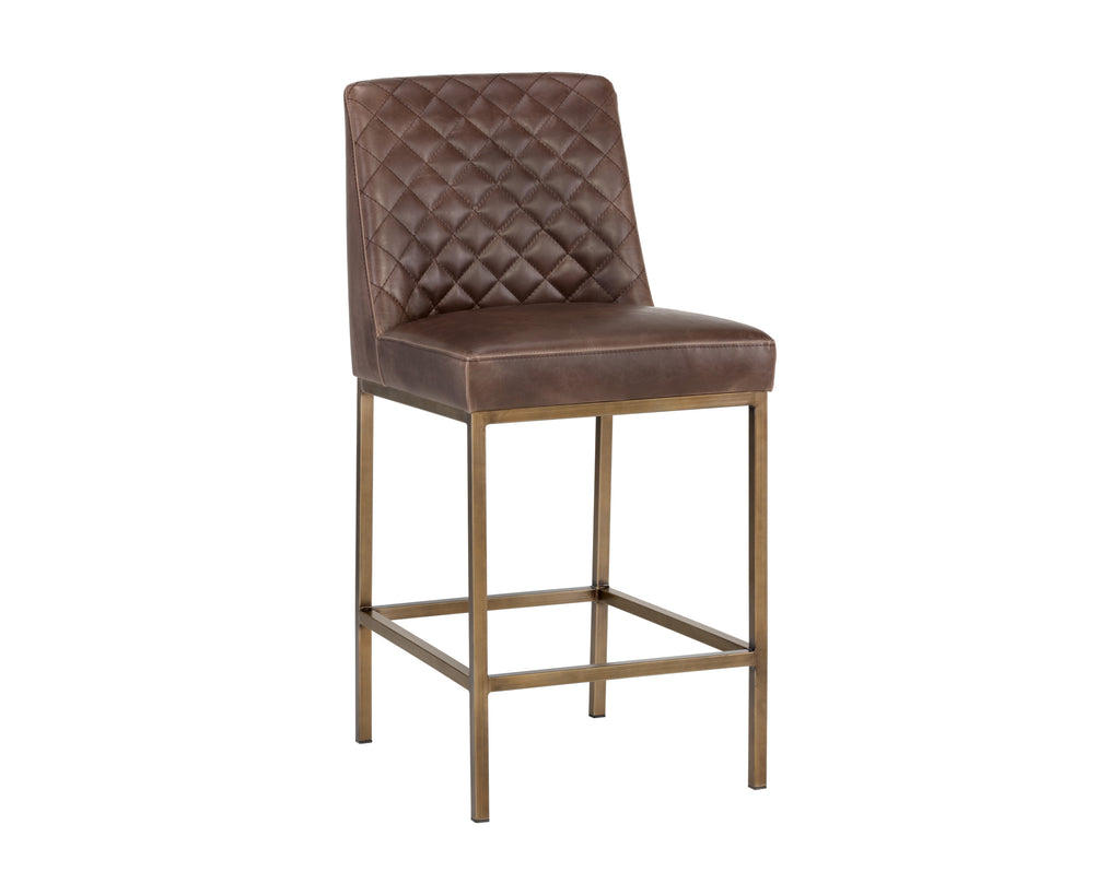 Leighland Counter Stool - Havana Dark Brown | Sunpan Furniture - 104907