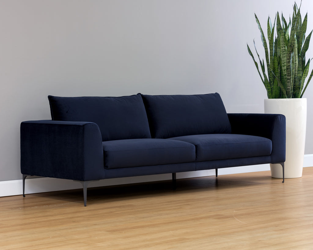 Virgo Sofa - Metropolis Blue | Sunpan Furniture - 105489