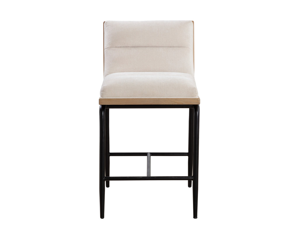 Abilene Counter Stool - Polo Club Muslin | Sunpan Furniture - 111273