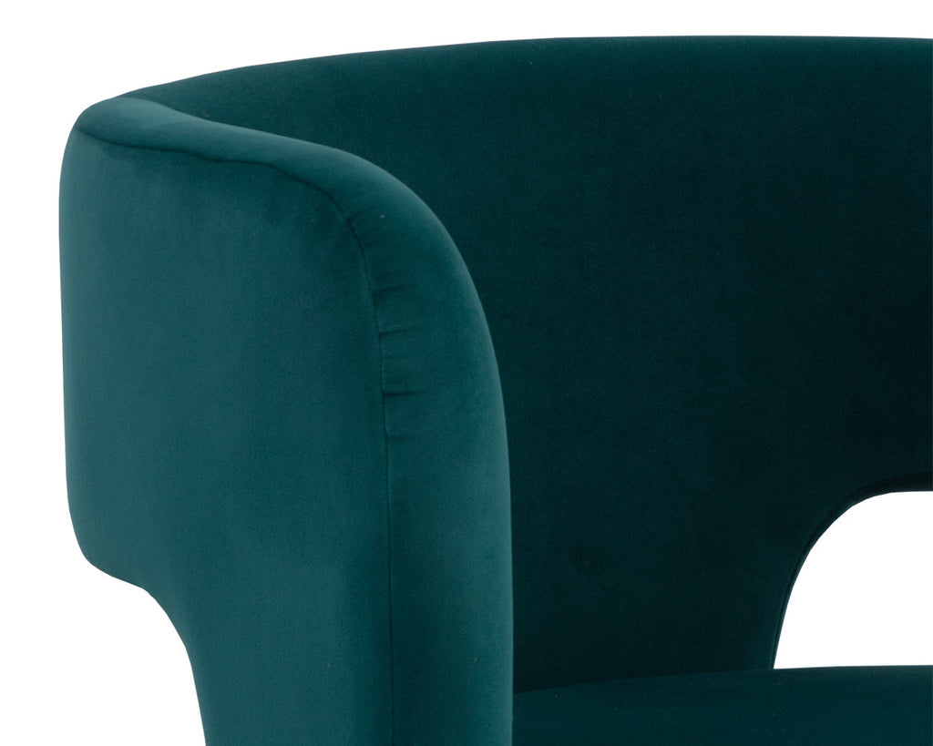 Isidore Lounge Chair - Meg Teal | Sunpan Furniture - 109721