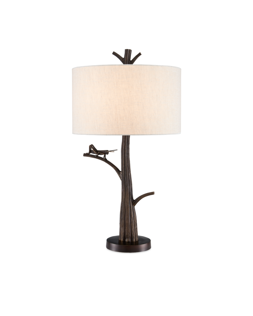 Currey & Co Grasshopper Bronze Table Lamp | 6000-0774