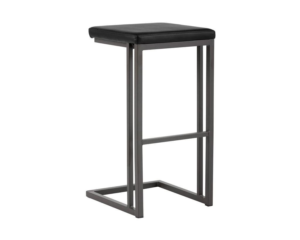 Boone Barstool - Grey - Onyx | Sunpan Furniture - 102497