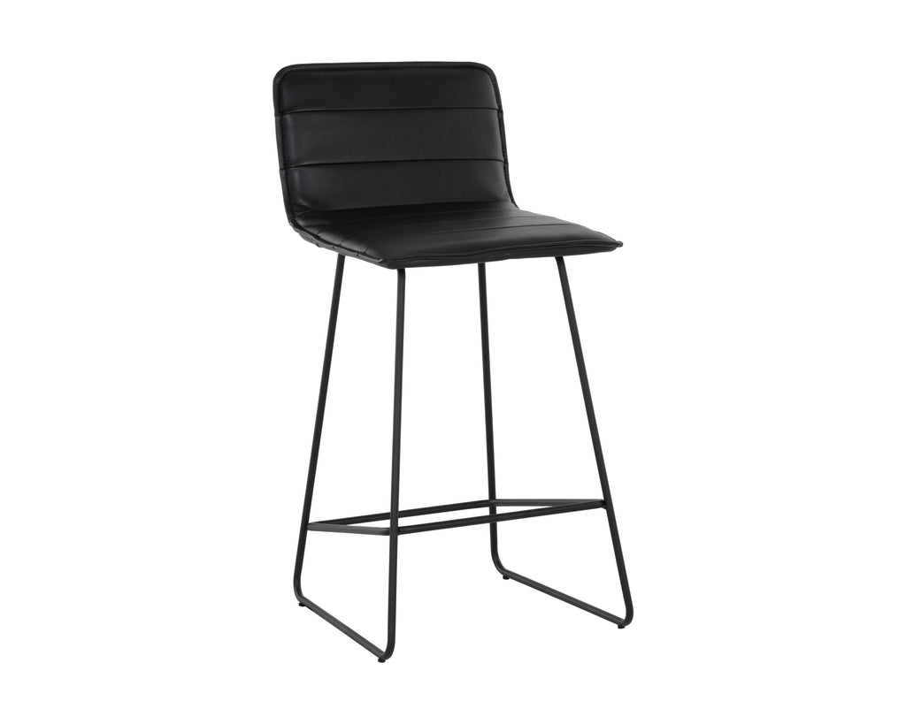 Jovanah Counter Stool - Bravo Black | Sunpan Furniture - 108973